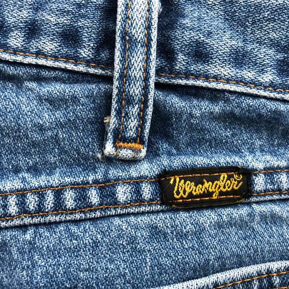 Wrangler Men's Blue Denim Jeans 38x32 Vintage American Made - Picture 11 of 13